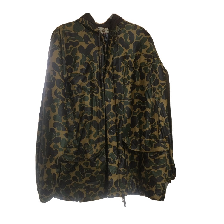 Wetha Guard Camo Jacket Smithtown Newyork Vintage